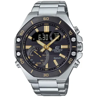 Casio Edifice Herren Silberne Uhr ECB-10DB-1A9EF