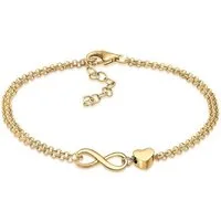 Elli Armband Herz Unendlichkeit Infinity 925 Silber
