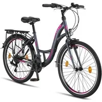 Licorne Bike Cityrad Licorne Stella Premium Citybike 20–28 Zoll, 21 Gang Hollandrad