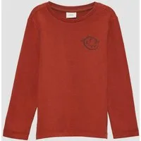 s.Oliver Langarmshirt T-Shirt Langarmshirt mit großem Rückenprint