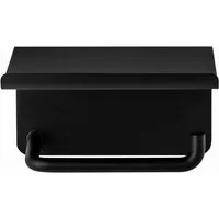 blomus Toilettenpapierhalter -MODO- WC-Rollenhalter mit Ablage: Kratzfest & Langlebig, Stilvoll, Hochwertig, Robust, Edelstahl, Smartphone-Ablage, Zeitlos