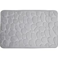 Euroshowers GmbH Badematte Badvorleger Rimini Memory Schaum Steinoptik 60 x 95 cm, 100% polyester, memory foam (stoppning), latex SBR, rechteckig
