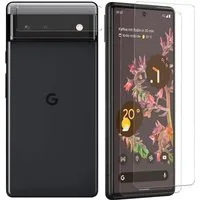 CoolGadget Schutzfolie Panzerfolie für Google Pixel 6 Pro, (Spar-Set 4in1, 2x Displayschutz, 2x Kameraschutz), Panzerglas Schutzfolie für Google Pixel 6 Pro Folie