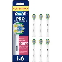 Oral-B Aufsteckbürsten Pro Tiefenreinigung, Tiefe Zahnreinigung mit innovativen X-förmigen Borsten