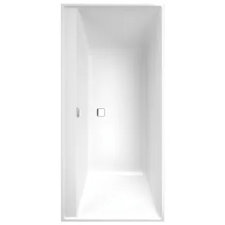 Villeroy und Boch Collaro Rechteck-Badewanne UBA199COR2DV-01 190x90cm, Einbauausführung Chrome, Wannenfarbe weiß alpin