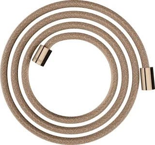 Hansgrohe Textilbrauseschlauch Axor 2000mm mit zylindrischen Muttern, polished red gold, 28291300 28291300