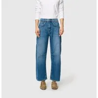 MAC 5-Pocket-Jeans OHIO Barrel Barrel Fit, Naht-Detail auf Kniehöhe