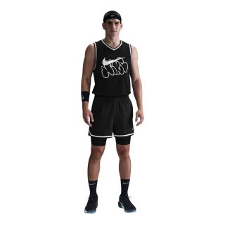 Nike - Basketball-Shorts für Herren (Schwarz/Weiß)