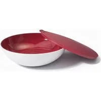 TUPPERWARE Schüssel Allegra 1,5 L rot weiß