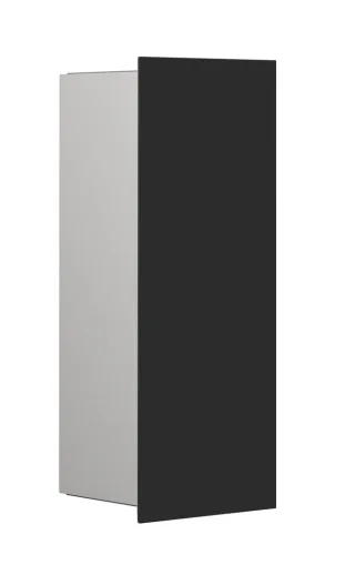 emco Abfallsammler asis pure mit Glasfront144x436 mm, schwarz matt,975528512 975528512