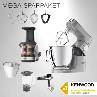 Kenwood Küchenmaschine Titanium Chef Baker XL Silber KVL85.224SI -...