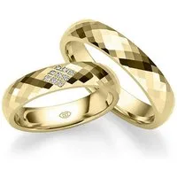 Phönix Trauring Schmuck Geschenk Partnerring Ehering Goldring, Made in Germany - wahlweise mit oder ohne Zirkonia