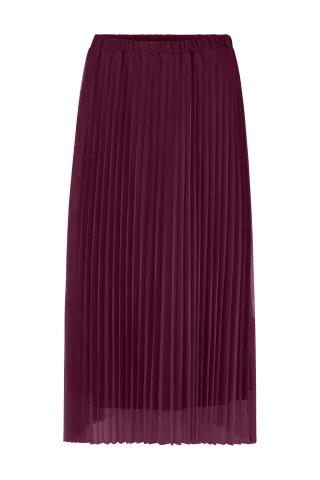Rich & Royal - Tulle Plisse Skirt ruby glow - Gr. - M