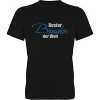 G-graphics T-Shirt Bester Bruder der Welt Herren T-Shirt mit Statement / Spruch / Motiv als Frontprint
