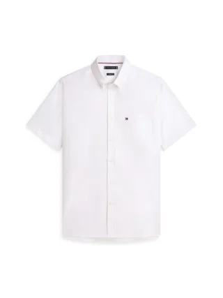 Tommy Hilfiger - Regular Fit Kurzarm-Oxford-Hemd weiß - Gr. - XL