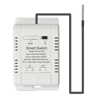 EWeLink Smart WiFi Temperature Humidity Controller Switch 20A 3800W High Power with Temp Sensor Automation Timer Remote