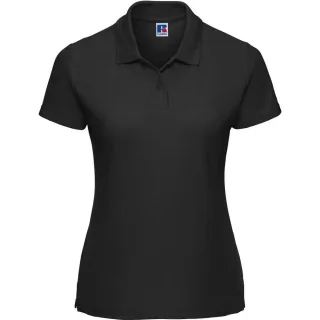 Russell - "Classic" Poloshirt für Damen (Schwarz)