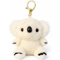 soma Schlüsselanhänger Koala Schlüsselanhänger Plüsch 12cm weich Kuscheltier Anhänger beige (Set, 1-tlg., Geschenk-Set), Extra weich mit stabilem Metallring und detailreichem Design