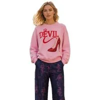 Miss Goodlife Sweatshirt Miss Goodlife Damen Sweatshirt „DEVIL“ MG15765 MG15767 High Heel
