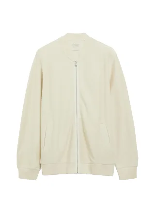 s.Oliver - Sweatshirt Jacke beige - Gr. - L