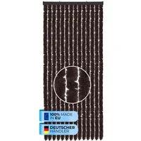 Bestlivings Insektenschutz-Vorhang Chenille viele Größen/Farben, geräuschlos, luftdurchlässig, wetterfest, langlebig, Made in EU
