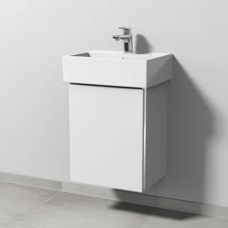 Sanipa 3way Waschtischunterbau zu Duravit Vero Air Waschtisch mit 1 Tür, Weiß-Soft BR42943