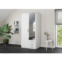 priess Kleiderschrank Amsterdam, viel Stauraum durch viele Schubkästen mit oder ohne LED-Beleuchtung