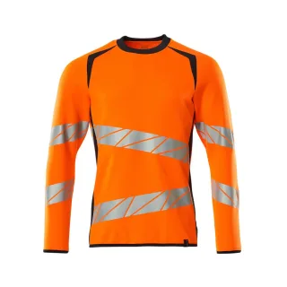 MASCOT Herren Sweatshirt ACCELERATE SAFE Hi-vis Orange / Schwarzblau S - 19084-781-14010-S