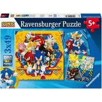 Ravensburger Puzzle Die Abenteuer von Sonic, 147 Puzzleteile, Made in Europe