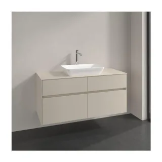 Villeroy und Boch Collaro Waschtischunterschrank C11200VN 120x54,8x50cm, Waschtisch mittig, cashmere grey