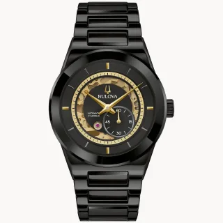 Bulova Millennia Kollektion Herren Schwarz Uhr 98A291