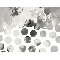 partydeco Streudeko, Konfetti Kreise 2,5cm 15g silber