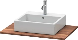 Duravit XSquare Konsole Amerikanischer Nussbaum Matt 800x550x20 mm - XS061D07777 XS061D07777