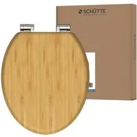 Schütte WC-Sitz NATURAL BAMBOO, aus Bambus Vollholz
