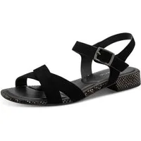 Tamaris Sandalette Blockabsatz, Sommerschuh, Riemchensandale mit Kreuzbandage