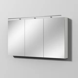 Sanipa Reflection Spiegelschrank MILLA 130 mit LED-Aufsatzleuchte, Weiß-Soft, SD14743 SD14743