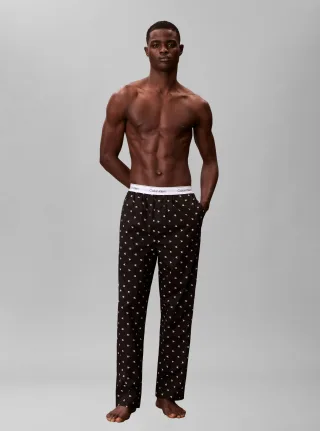 SLEEP PANT 17496 DIAMOND LOGO BLACK - Gr. - M