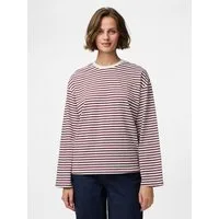 pieces Langarmshirt PCSADIE LS TOP JRS NOOS Baumwollmischung, oversize