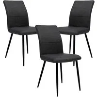 TRISENS Polsterstuhl Teona (einzeln oder im 2er, 3er, 4er Set, 3 St), gepolsterte Essstühle in Lederoptik in 3 trendigen Farbvarianten