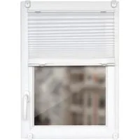 Bestlivings Plissee zum Klemmen, Lichtschutz, Klemmen, verspannt, Klemmfix, 100% Polyester-Vlies, formstabil, langlebig, angenehm leicht