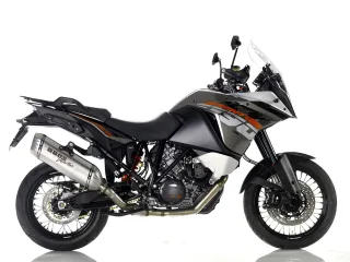 Sport Auspuff BOS Desert Fox Edelstahl matt KTM 1190 Adventure /R Bj. 2013-2016 EURO-3 +ABE