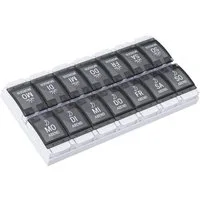 Wellgro Pillendose Tablettenbox 7 Tage je 2 Fächer pro Tag