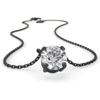 SERASAR Edelstahlkette Premium Halskette Damen [Zirconia], Rostfreier 316L Chirurgenstahl