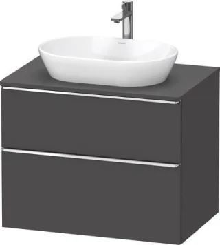 Duravit D-Neo Konsolenwaschtischunterbau wandhängend Graphit Matt 800x550x664 mm - DE4967010490000 DE4967010490000