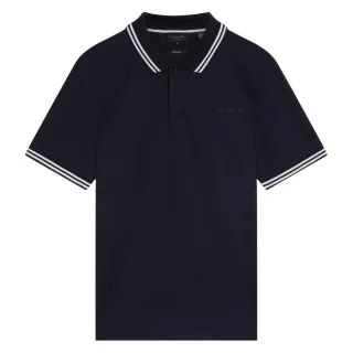 Ted Baker Excpet Regular Branded Navy Polo Shirt