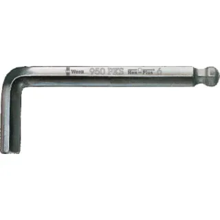 Wera 950 PKS Winkelschlüssel, metrisch, gestellverchromt - 05133156001