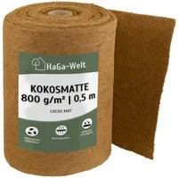 HaGa Kokosmatte Kokosmatte 0,5m Br. (Meterware) 800g/m², Der perfekte Winterschutz, Frostschutz für Ihre Pflanzen