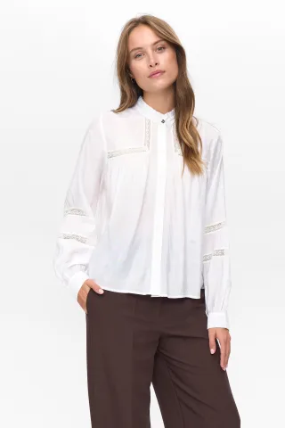 Nümph - NURIKA SHIRT bright white - Gr. - 36