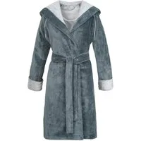 Esprit Damenbademantel Damen Bademantel mit Kapuze COSY, Viskose, hohe Markenqualität