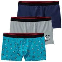 AUTHENTIC LE JOGGER Boxer Boxershorts für Jungen (Packung, 3-St) mit witzigen Print